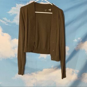 Between Me & You- Brown Cardigan size Large